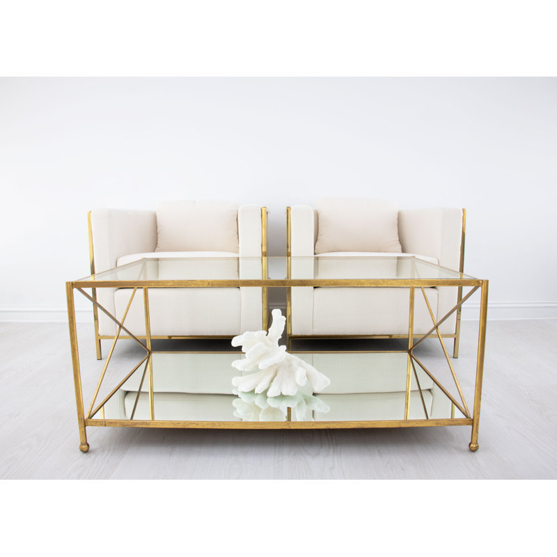 Iris Coffee Table, Gold