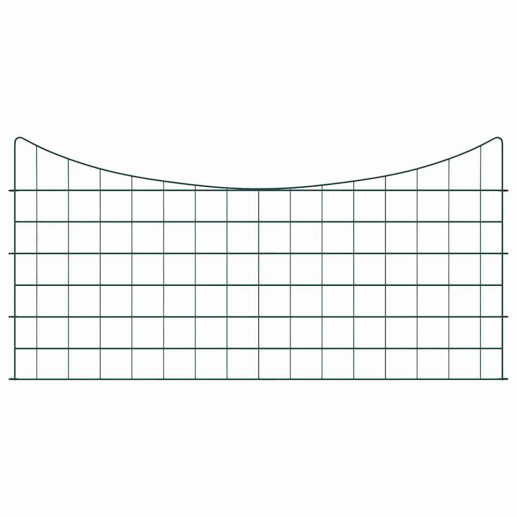 50cm H x 100cm W Steel Border Fencing Included