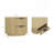 27" Nightstand In Natural Oak (2-Drawer)