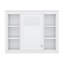Armoire à pharmacie murale avec miroir, 6 tablettes ouvertes-1082555940