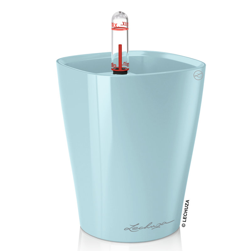 Deltini Pot Planter, Taupe, 13cm H x 10cm W x 10cm D