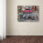 «Pink Chevy in Havana» par Nubar, impression sur toile tendue-21025772