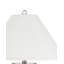 Crystalline Table Lamp Off-White, Clear Body