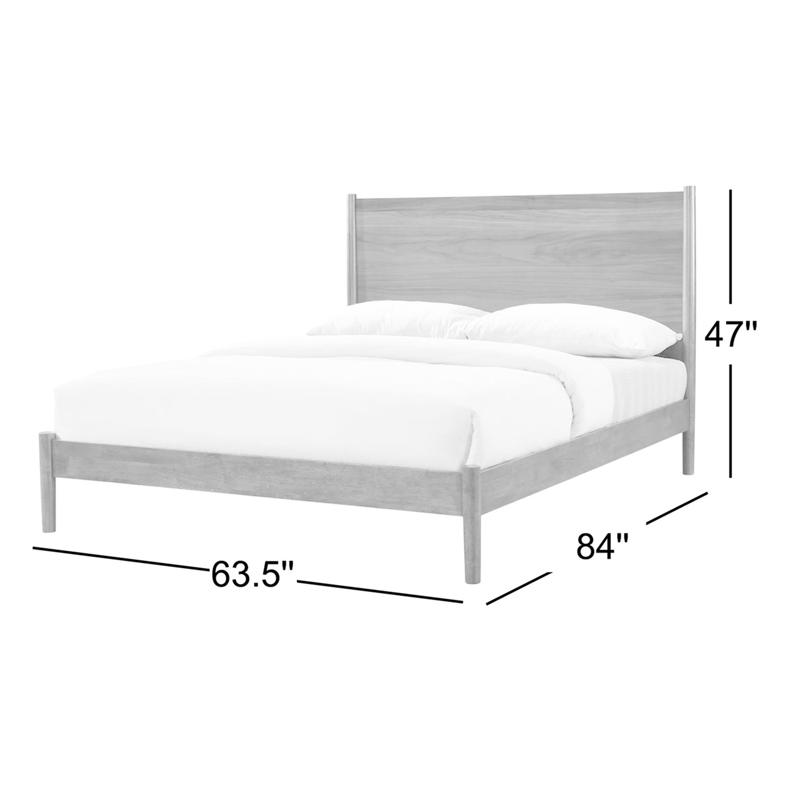 AllModern Jacqualine 3-Piece Walnut Bedroom Set & Reviews | AllModern
