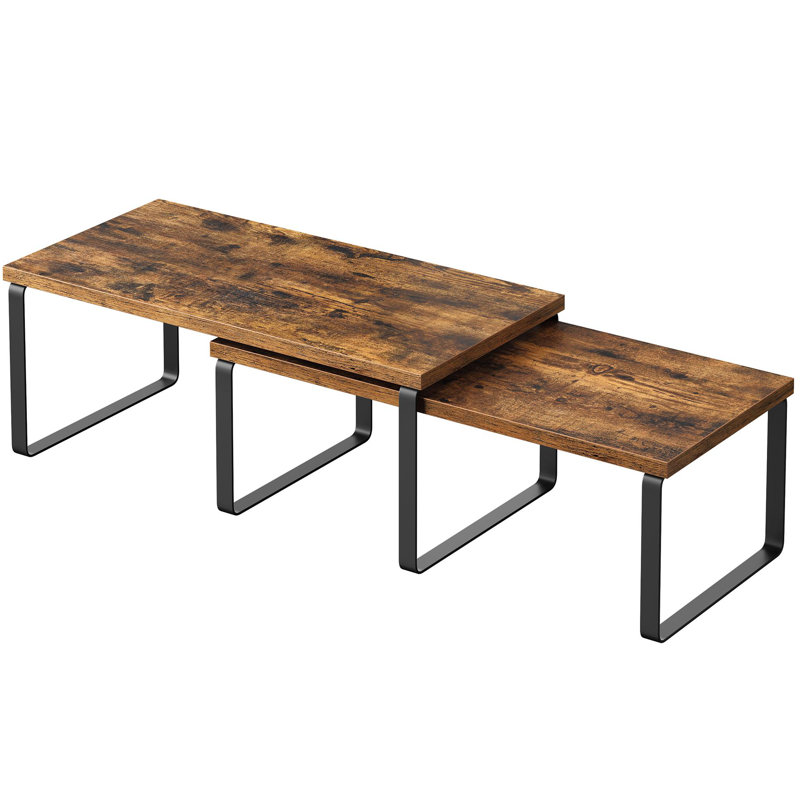 Ensemble de 2 organisateurs de tablettes extensibles, comptoir de cuisine et support à épices pour garde-manger et armoire