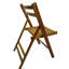 4 chaises pliantes en bois massif - pour toutes les chaises de couleur miel de tous les besoins