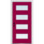 Porte d'entrée pré-suspendue en acier peint 4 lumières à 4 lumières-40456391-40456392-40456406