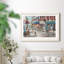 Café pittoresque - peinture encadrée-340469605-340469609