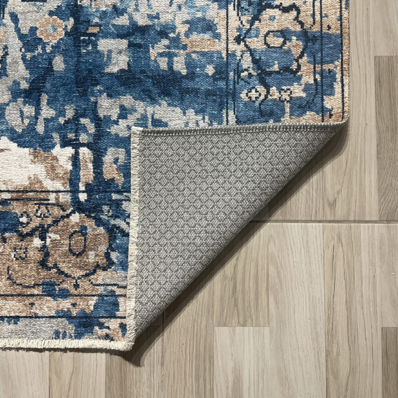 Tapis rectangulaire Woelk avec envers antidérapant, Tapis de couloir 2 pi 8 po x 9 pi 11 po
