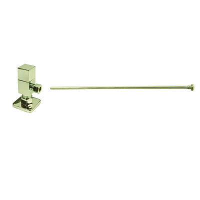 Ensemble d'alimentation pour évier sur piédestal Westbrass avec robinets d'arrêt à angle 1/4 de tour