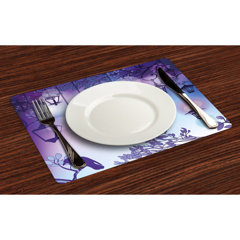 Polyester Abstract Rectangle Placemat