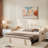 Upholstered Daybed With Pop Up Trundle, Charging Ports, 2 Side Pockets And Curved Backrest Design-911405051