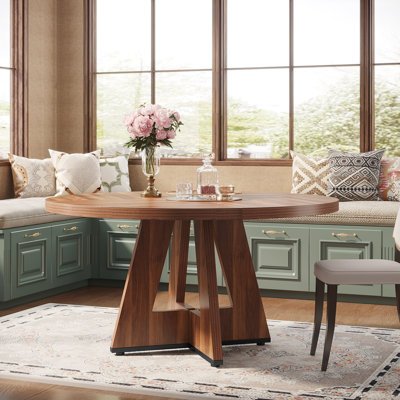Table de salle à manger Kuuipo L 47,24 po x l 47,24 po