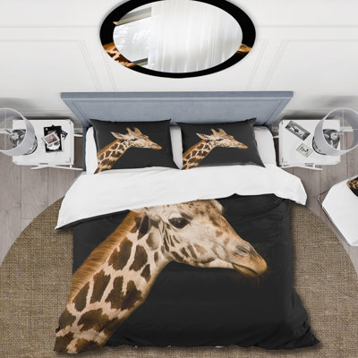 Brown Microfiber Duvet Cover Set