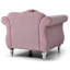 Fauteuil d'appoint chic transitionnel rose-843613976
