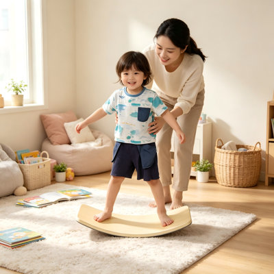 Wooden Balance Board for Kids