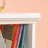 Bookcase Footboard with Storage, White finish