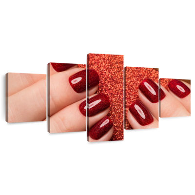 Holiday Red Nails
