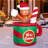 6 FT Christmas Inflatables Outdoor Decorations, Inflatable Gingerbread Man in Hot Cocoa Mug with Build-in LEDs Blow Up for Xmas Party Indoor, Outdoor, Yard, Garden, Lawn, Winter Decor