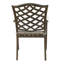 Annecorinne Outdoor Stacking Dining Armchair with Cushions-2051577903-2077415871