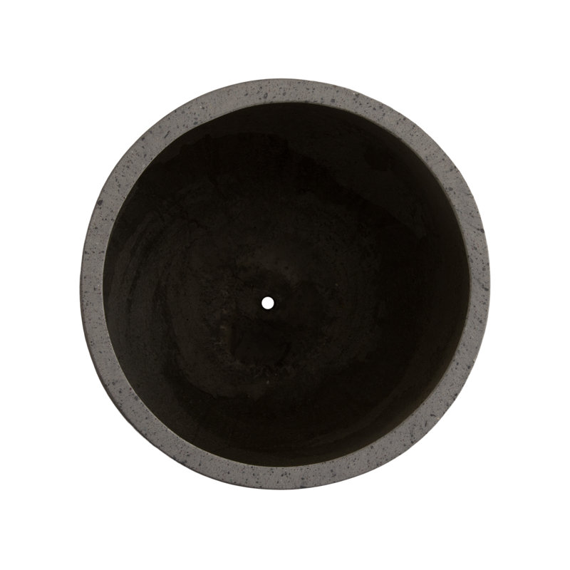 Pot à fleurs en ciment Efkea, Gris, H 22 po x l 20 po x P 20 po