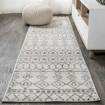 Bouton Moroccan Beni Souk Cream/Gray Rug