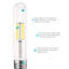 5 watts (équivalent à 60 watts), ampoule à DEL T9 à intensité variable, culot E26 / moyen (standard)-73222817
