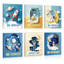 Space Astronaut Kids Framed Canvas Wall Art Nursery Inspirational Artwork,20x25cm