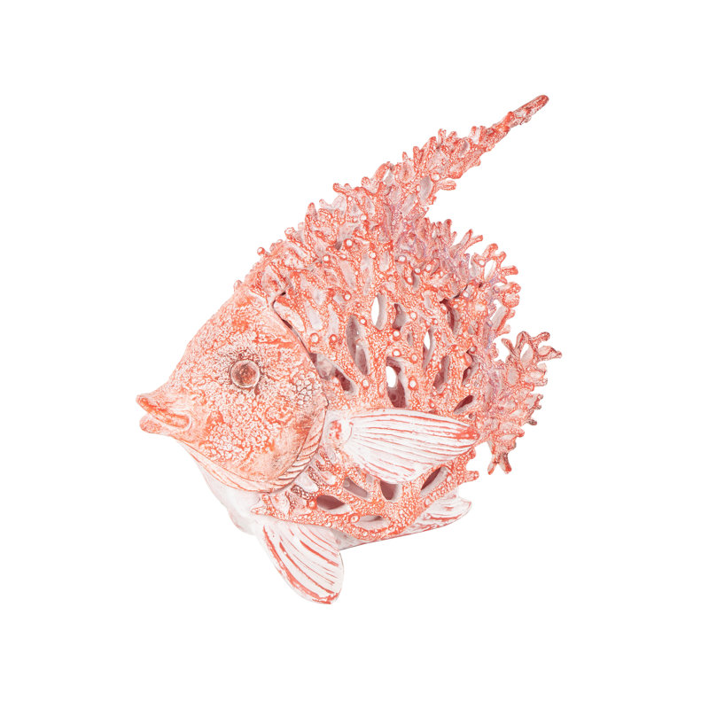 Sculpture de poisson Cole et Gray, Rouge