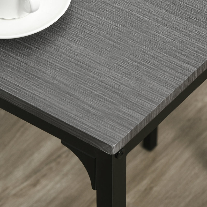 Ensemble de 3 tables de bar et chaises, ensemble de table de salle à manger pour 2 personnes et table de cuisine à hauteur de comptoir