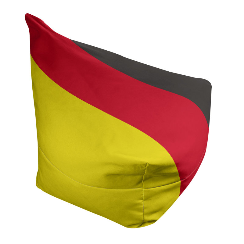 Sac de pois classique, H 42 po x l 38 po x P 31 po, Jaune / écarlate / noir