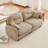Chenille loveseat with tufted Cushion Backrest-855561687