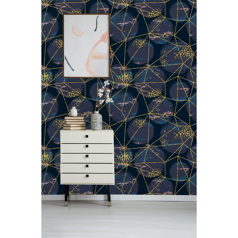 Rouleau de papier peint adhésif Cosmic, L 10,42 pi x l 25 po