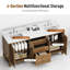 Meuble-lavabo double 72 po avec comptoir en marbre, lavabo en céramique et dosseret-1121856375-1121856372