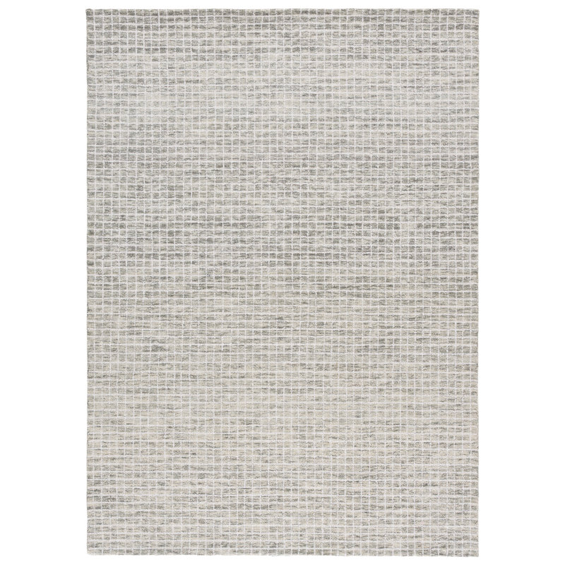 Metro 809 Hand Tufted 80% Wool; 20% Cotton Geometric Rug, 4'-0" X 6'-0" Rectangle