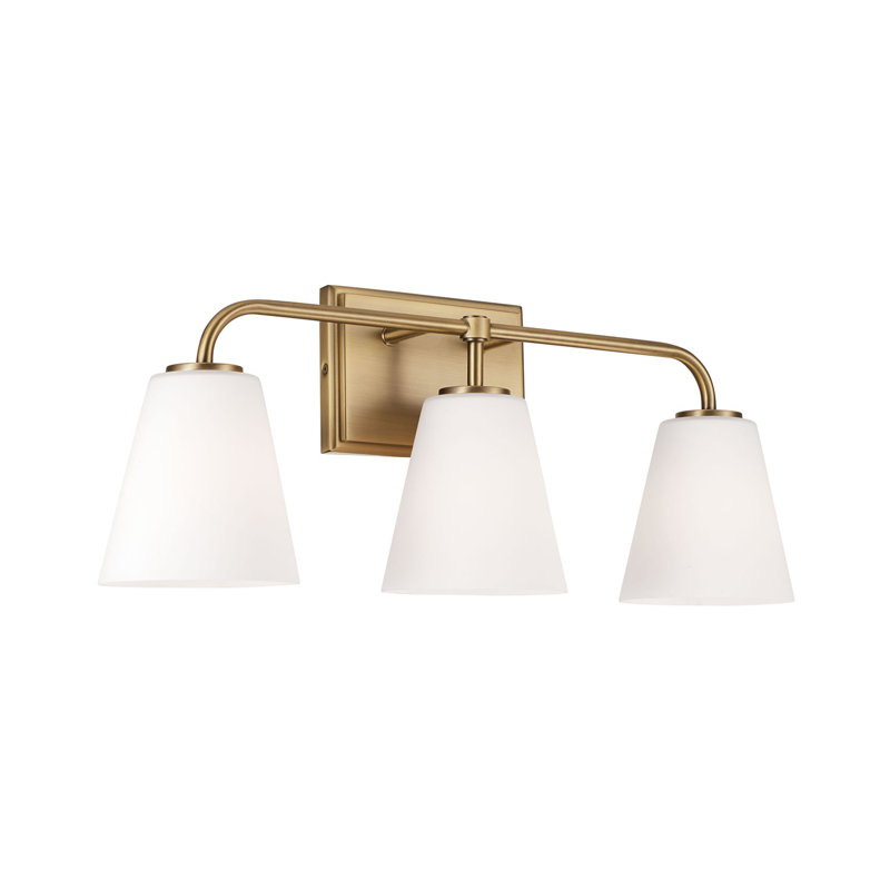 Éclairage pour meuble-lavabo à 3 lumières à intensité variable Misty, Or