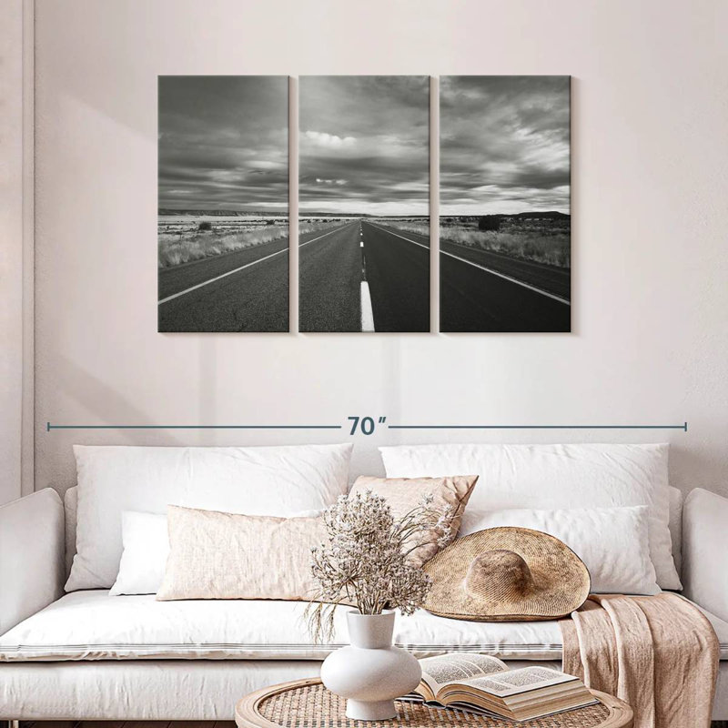 Mehar Open Roads, 28" H x 45" W