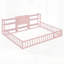 Structure de lit avec bibliothèque et tablettes de rangement à 3 niveaux, parfaite pour les chambres élégantes et organisées-784679171-784679170