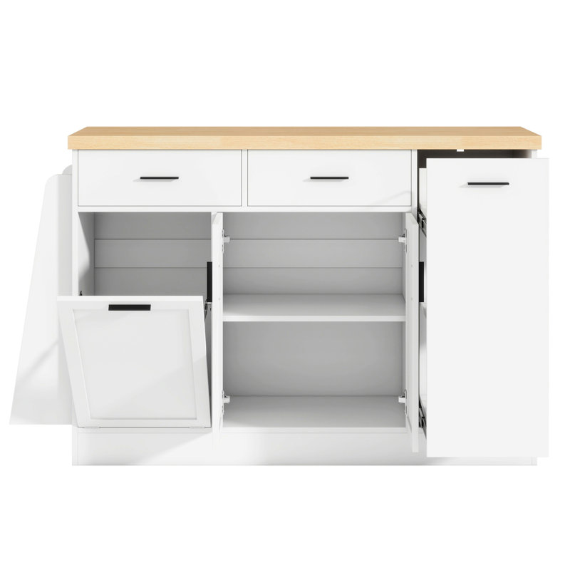 Buffet de rangement multifonctionnel, Blanc