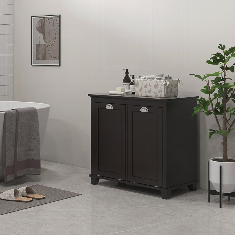 Armoire de rangement pour salle de bain Tilt-Out Laundry