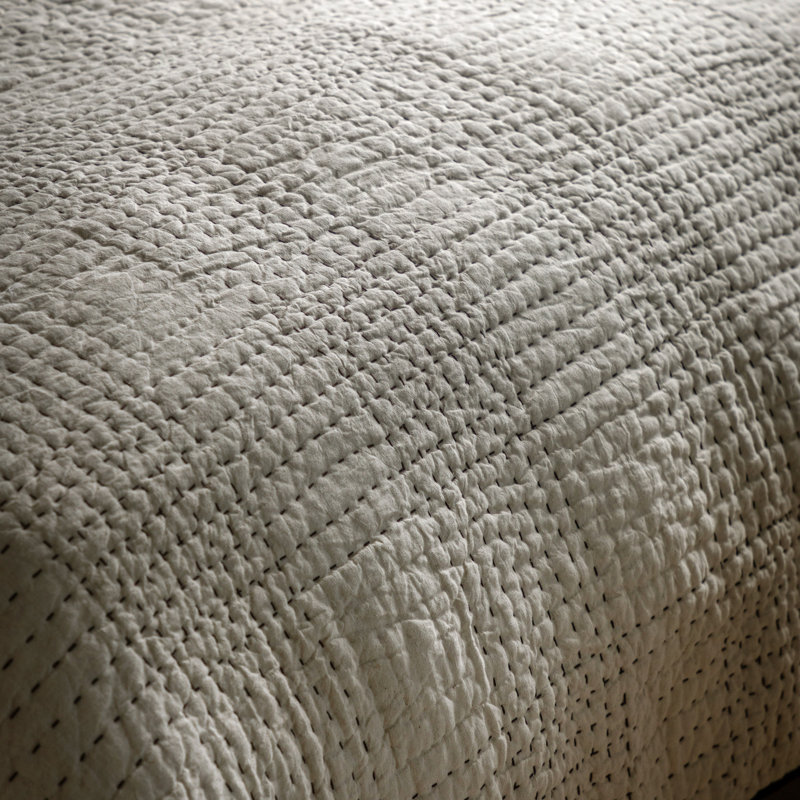 Burdeshaw Cotton Blend Solid Colour Bedspread