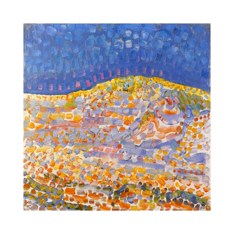 Dune Ll by Piet Mondrian - Wrapped Canvas Painting, 93.98 cm H x 93.98 cm W x 3.175 cm D