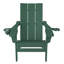 Chaise Adirondack pliante Wolak avec porte-gobelet-762678911