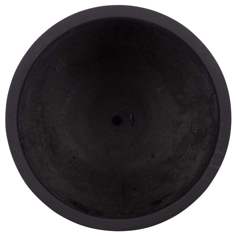 Ethan Low Wide Planter Pot, Black