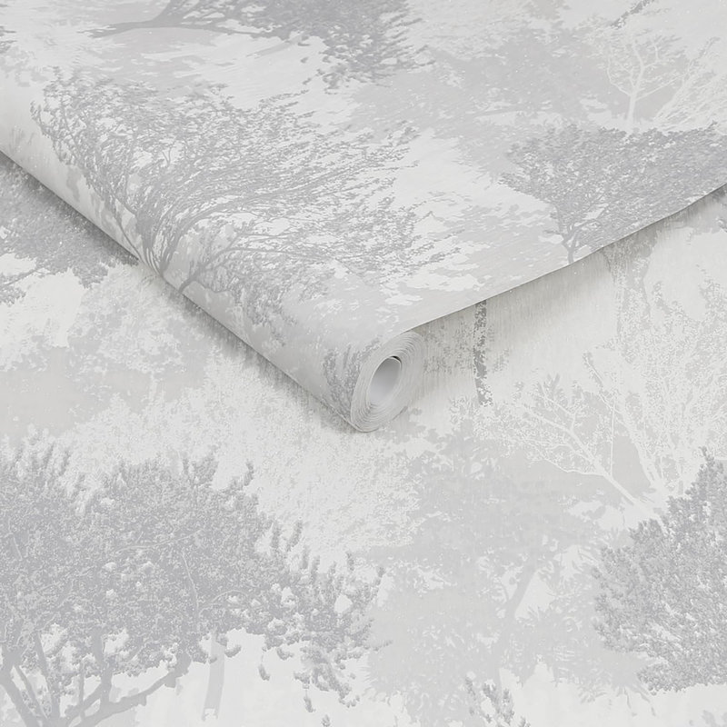Zen Wallpaper Double Roll, Silver