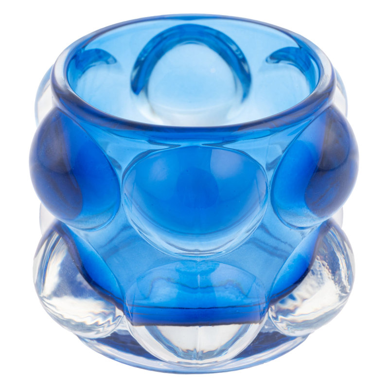 BOUGIE CHAUFFE-CHAUFFE VOTIVE COURTE COBALT LUCIA, Dark Blue