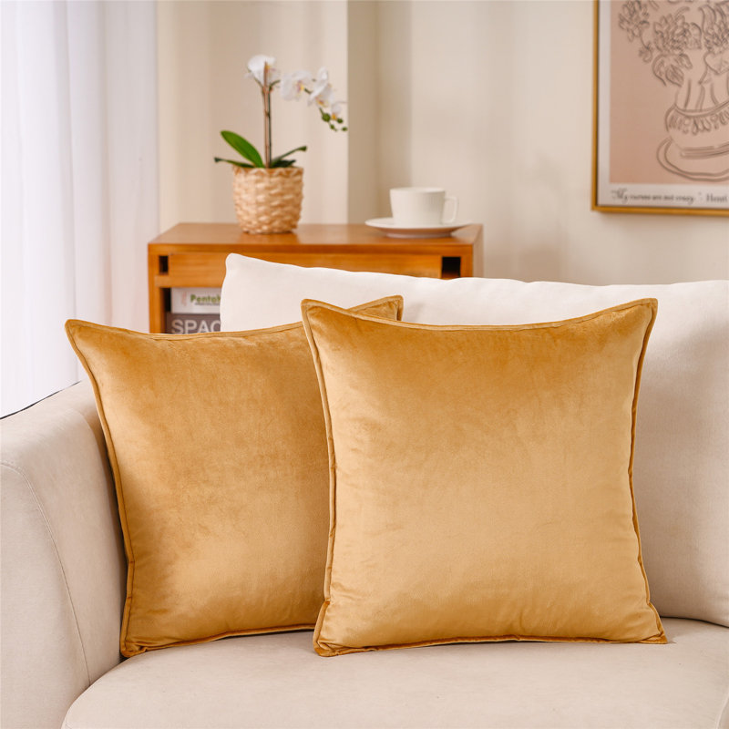 Coussin réversible , Or