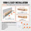 Ebern Designs 72" Floating Fireplace Mantel-326846356