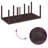 vidaXL Garden Dining Set 9 pcs Brown Polypropylene