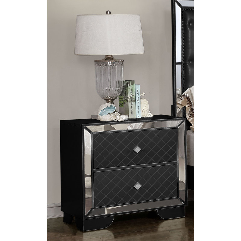 Beaman Nightstand, Black